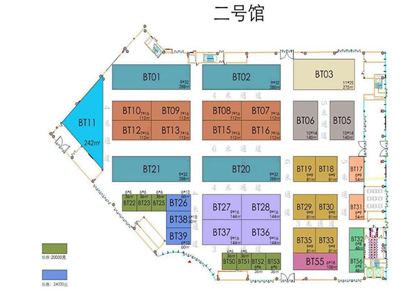 展位的選擇與確認