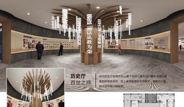人文科技學院校史館設(shè)計