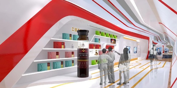無極限中醫(yī)保健主題展廳設(shè)計(jì)